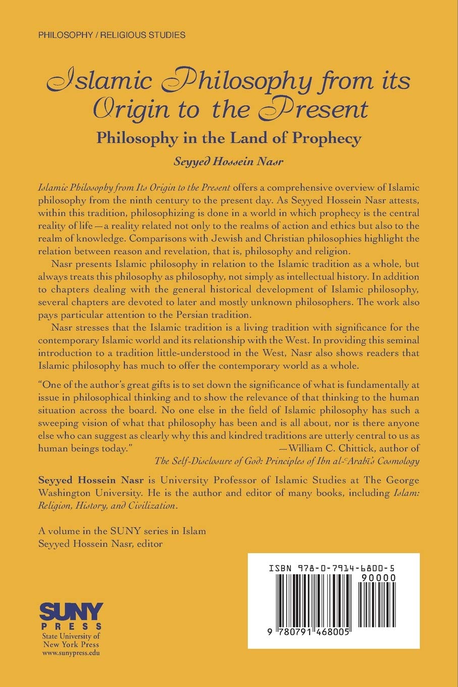 Islamic Philosophy from Its Origin to the Present: Philosophy in the Land of Prophecy (Suny Series in Islam)
