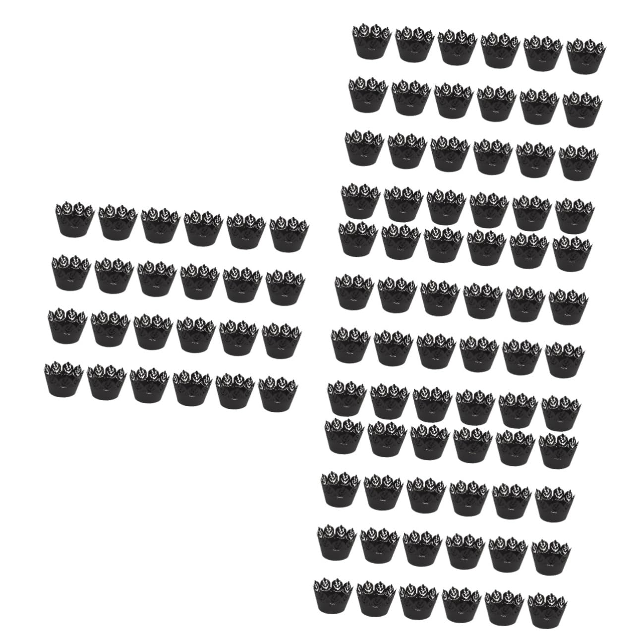 PRETYZOOM 96 Pz Bicchiere di Carta Vuoto Pirottini Giganti per Cupcake per Torte Carta da per Torte Ornamento della Torta Grandi Pirottini per Muffin Torta di Compleanno Zucca