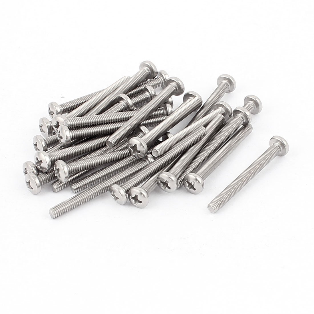 Ubersweet® Imported Cabinet Drawer Handles M4 x 40mm ThreadHead Screws 30pcs