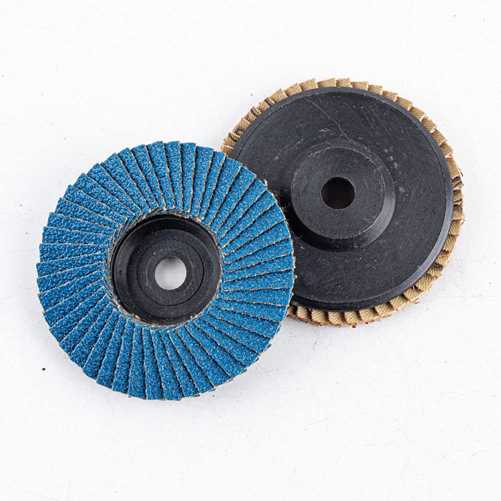 tarcze szlifierskie, 1 szt./5 ./10 Płaskie tarcze listkowe 75 mm 3 cale/2 cale 50 x 10 mm/75 Tarcze ścierne, szlifierskie, ostrza 80/czerwone/10 ._75*10(Blue,10Pc-75 * 10Mm)
