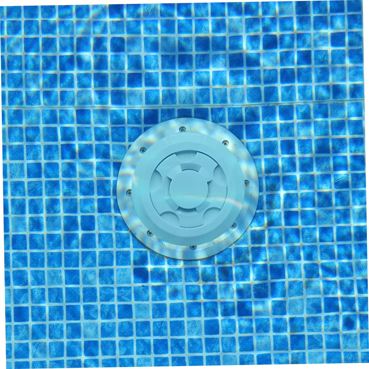 POPETPOP 4 Piezas Salida de Suministro de Agua de la Piscina Boquilla Piscina Accesorios Piscina Partes y Accesorios filtros colador Cubierta de Drenaje Tapas de Salida de Piscina En línea