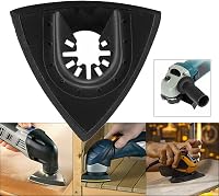 EUNEWR Delta Csiszolólap Multitool Csiszolópapír Tartozék Bosch Parkside Ryobi Worx Kompatibilis Finom Szemcsés 90mm 4db 4