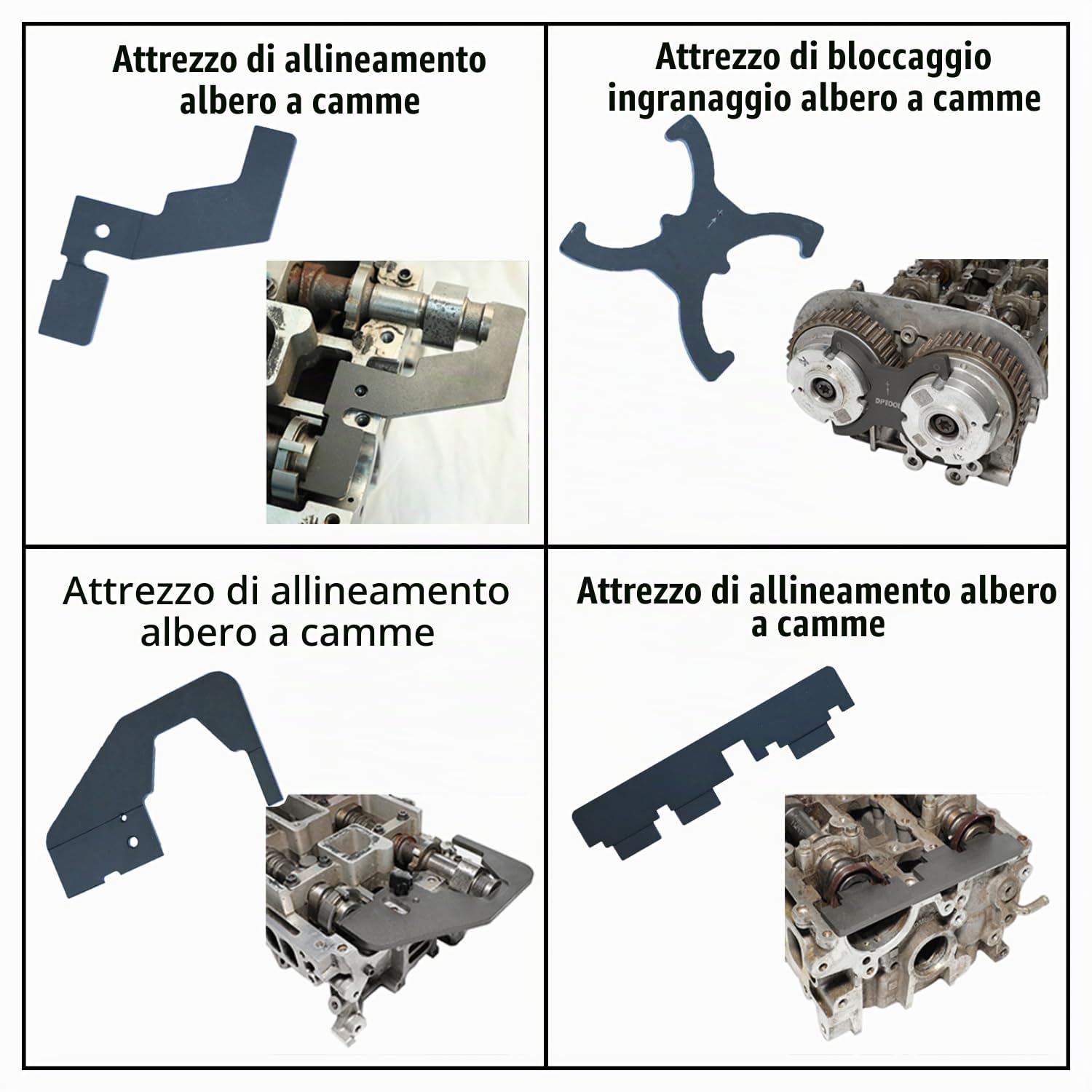 DPTOOL Kit di Attrezzi per la Messa in Fase dell'albero a camme Cam e allineamento Albero Motore Compatibile con Ford Volvo 1.5T 1.6T 2.0T Jaguar Land Rover Evoque 2.0T
