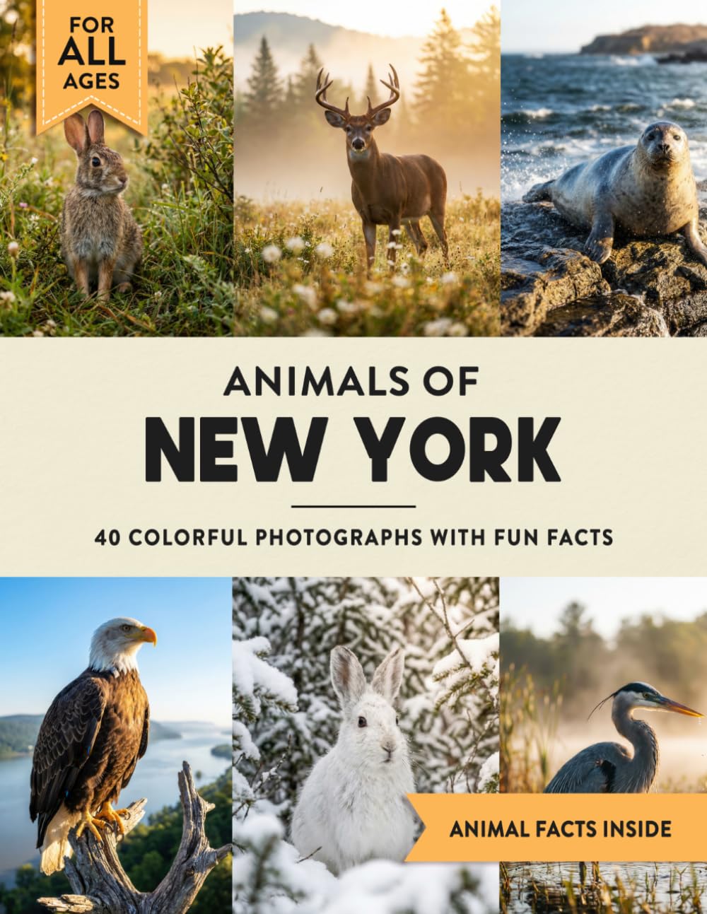 Animals of New York: Learn All About Empire State Wildlife in a Fun Fact Picture Book for Kids and Adults