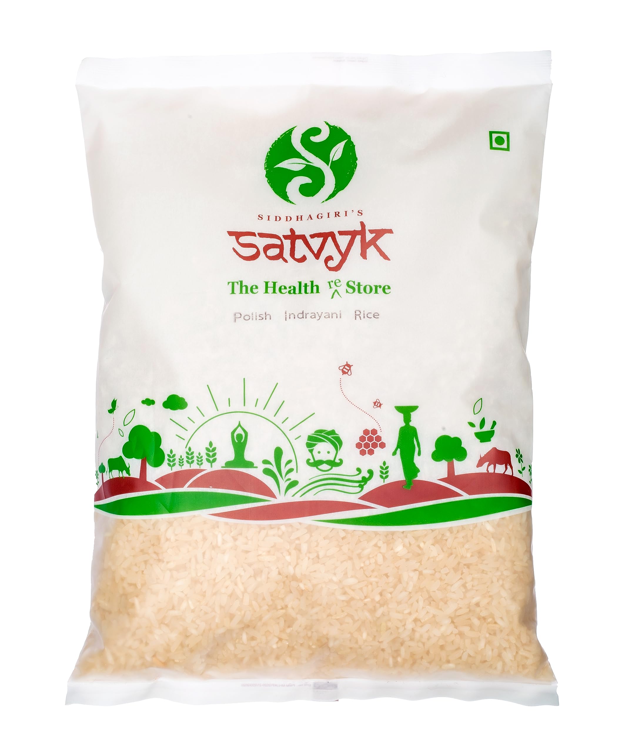 S Siddhagiris SATVYK THE HEALTH re STORE Organic Indrayani Rice (5kg) - Handpounded Rice | White Indrayani Rice | Ideal for Daily Cooking | Organic Aged Rice | Protein Rich | High in Dietary Fiber Rice (B0BRCWHH7Y) Amazon Price History, Amazon Price Tracker