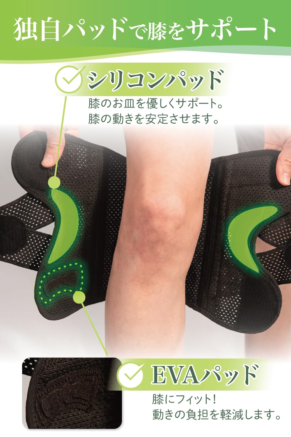 Amazon.co.jp: LURE 膝サポーター ひざ 【動くとズキッとくる膝に】 膝