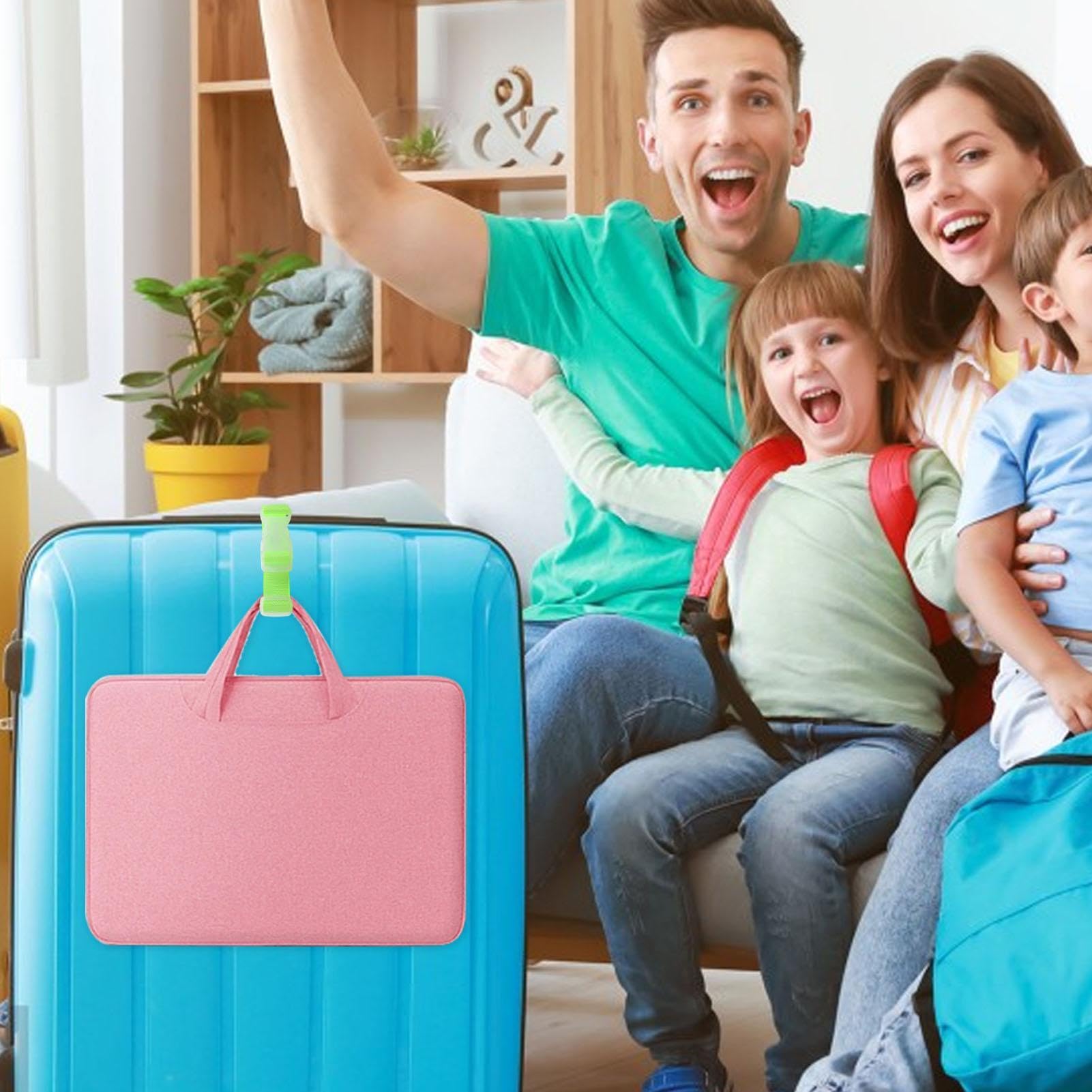 2 Cinghie Corte Per Bagagli - Connettore Valigie Con Fibbia Sgancio Rapido - Foto 10