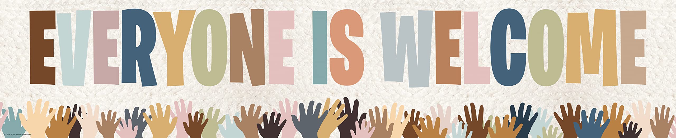 Teacher Created Resources Everyone is Welcome Helping Hands Banner (TCR7131)