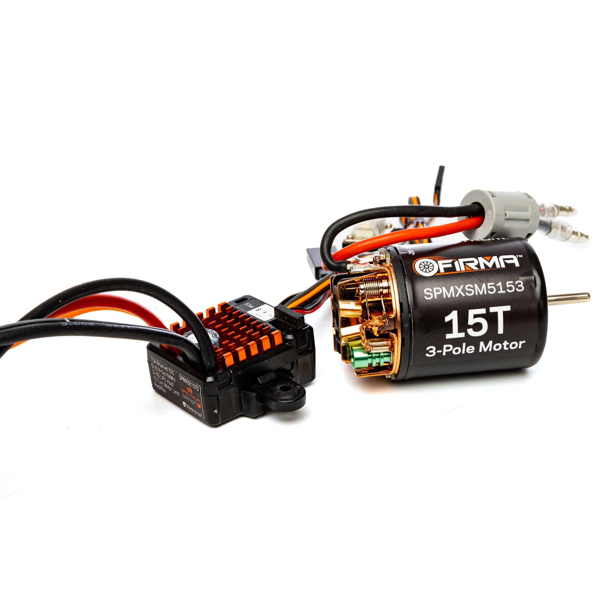 Amazon.com: Spektrum Firma 70A Brushed Smart ESC, 2S-3S: IC3 / 15T