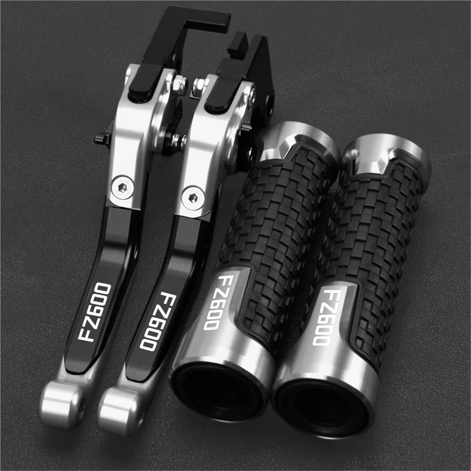 Tgvselpj Black2 Motorcycle Part Motorcycle Extendable Adjustable Clutch Brake Levers Controller Lever Handle For Y-Amaha Fz600 Fz 600 1987-1989(Black2)