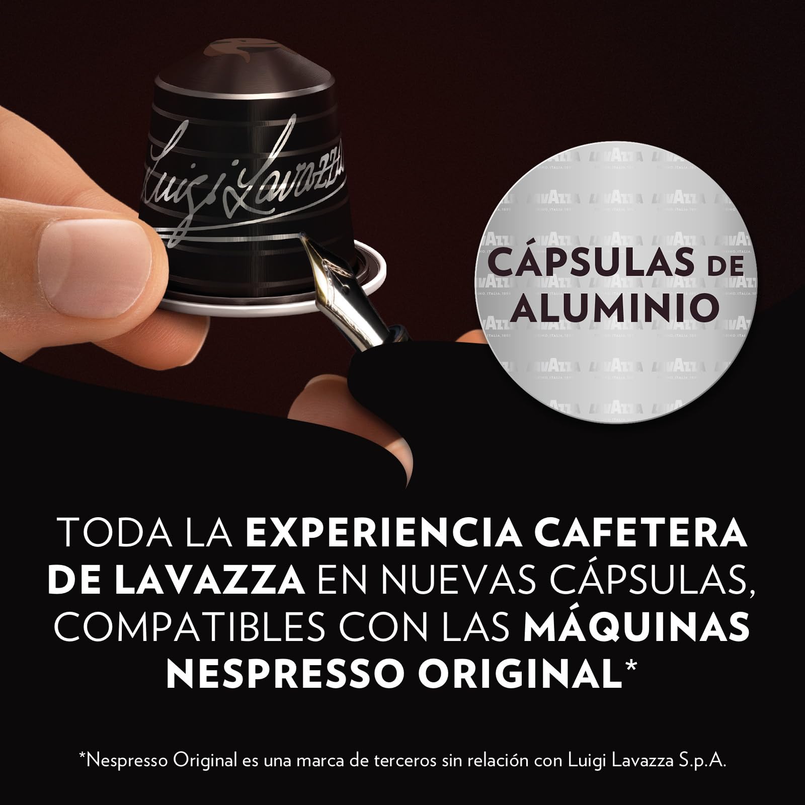 Lavazza, Espresso Maestro Classico, 100 Cápsulas de Café Compatibles con Máquinas Nespresso* Original, Notas de Cereales y Galletas, 100% Arábica, Intensidad 9, Tueste Medio-Oscuro, Amazon Exclusive | Intensidad 9 - 100% Arabica - Notas de cereales y gall