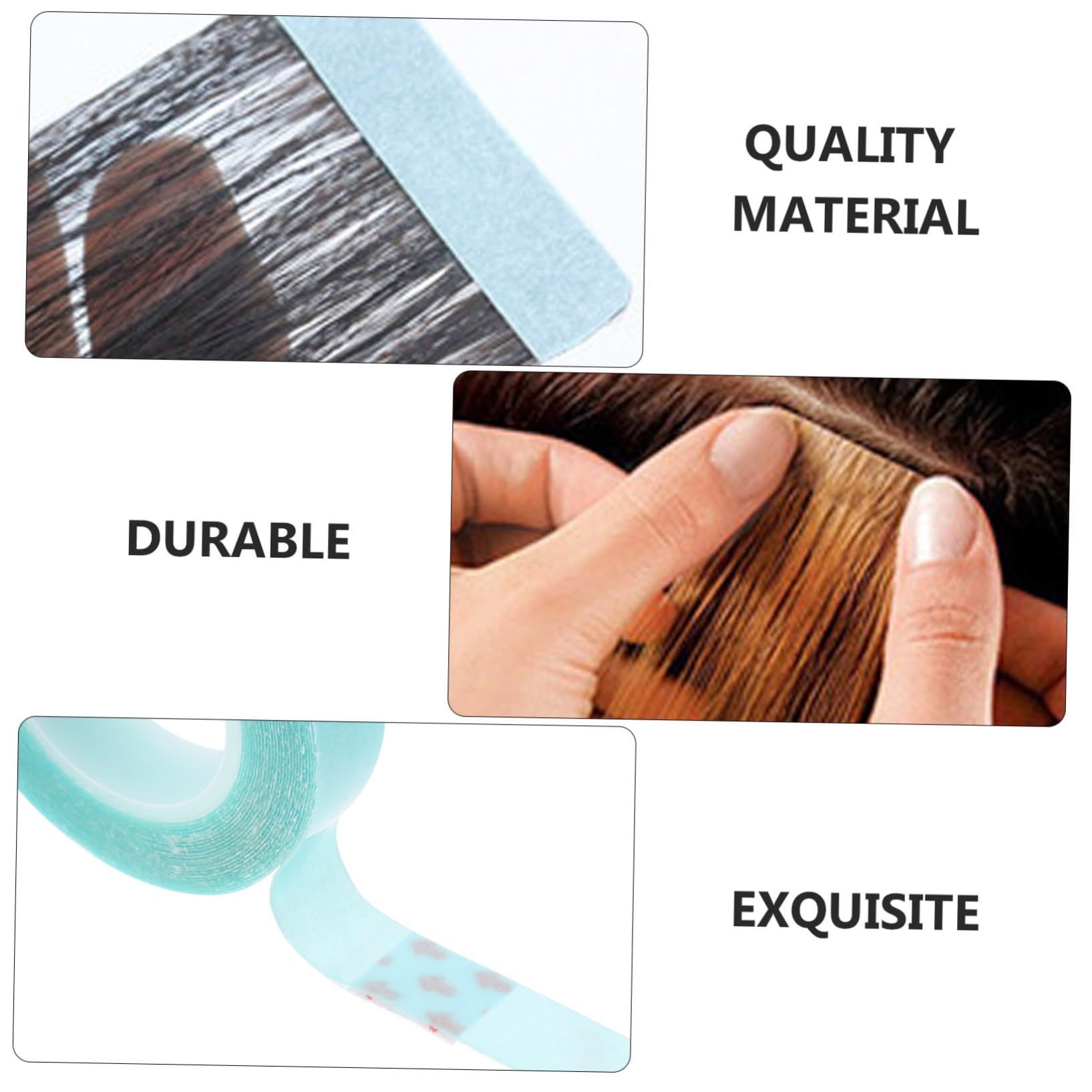 Mikinona 3 Set Di Supporto Per Nastro Adesivo Per Extension Per Adesivo Per Linguetta Per Extension Bifacciale Adesivo Per Parrucche Forniture Per Toppe Per 4 * 3