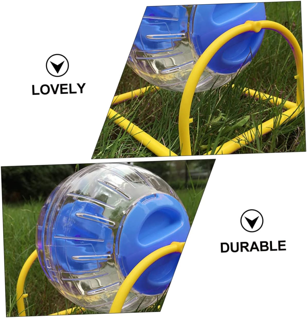 BESPORTBLE 2pcs Pet Training Toys for Animals Hamster Running Playthings Exercise Toys for Gerbils and Other Pets