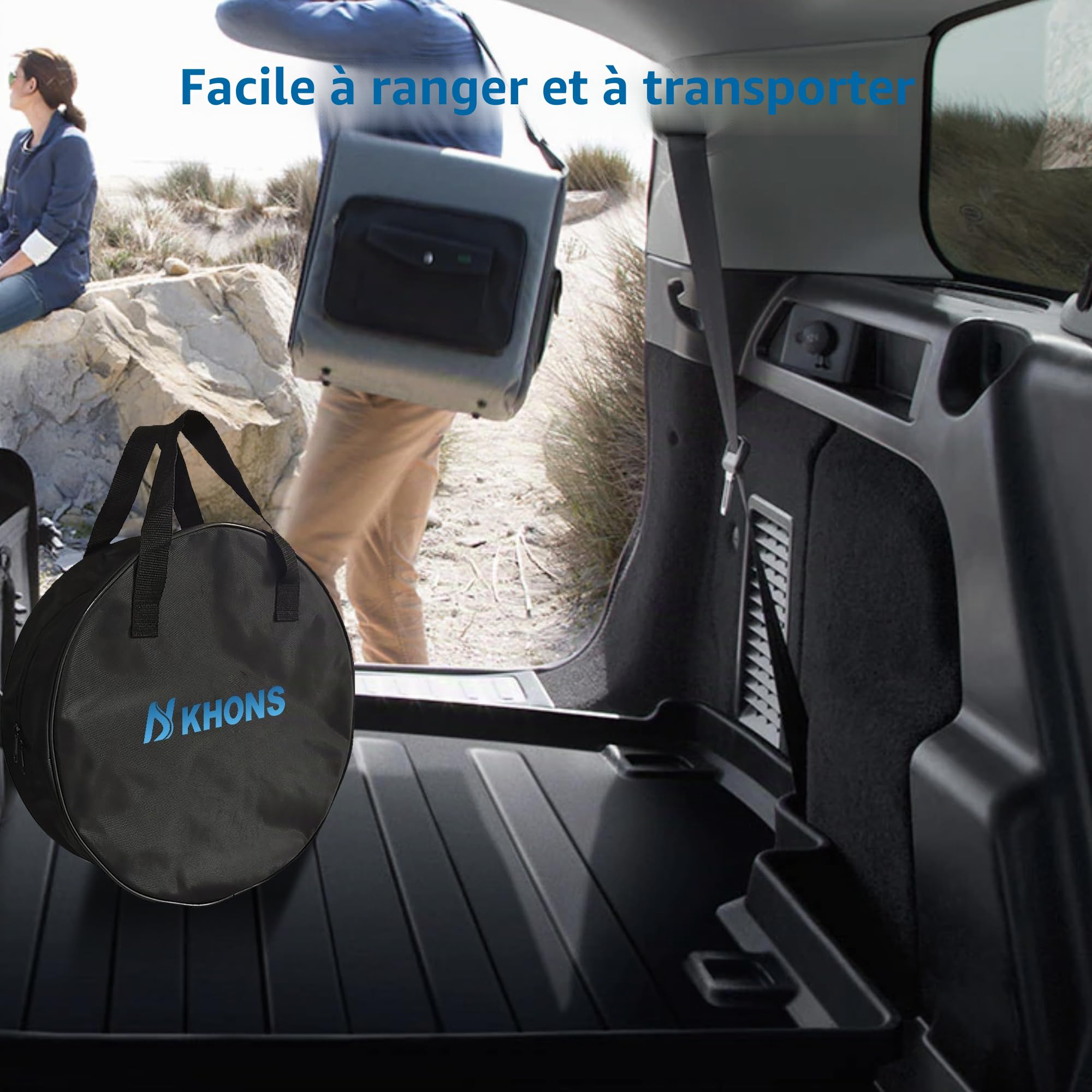 Câble de Recharge Voiture Electrique Type 2 32A 1 Phase 7,4 KW Câble Recharge Type 2 pour Véhicules Hybrides et électriques (IEC 62196-2), Cable Charge Voiture Type 2 de Type 2 (5mètres)