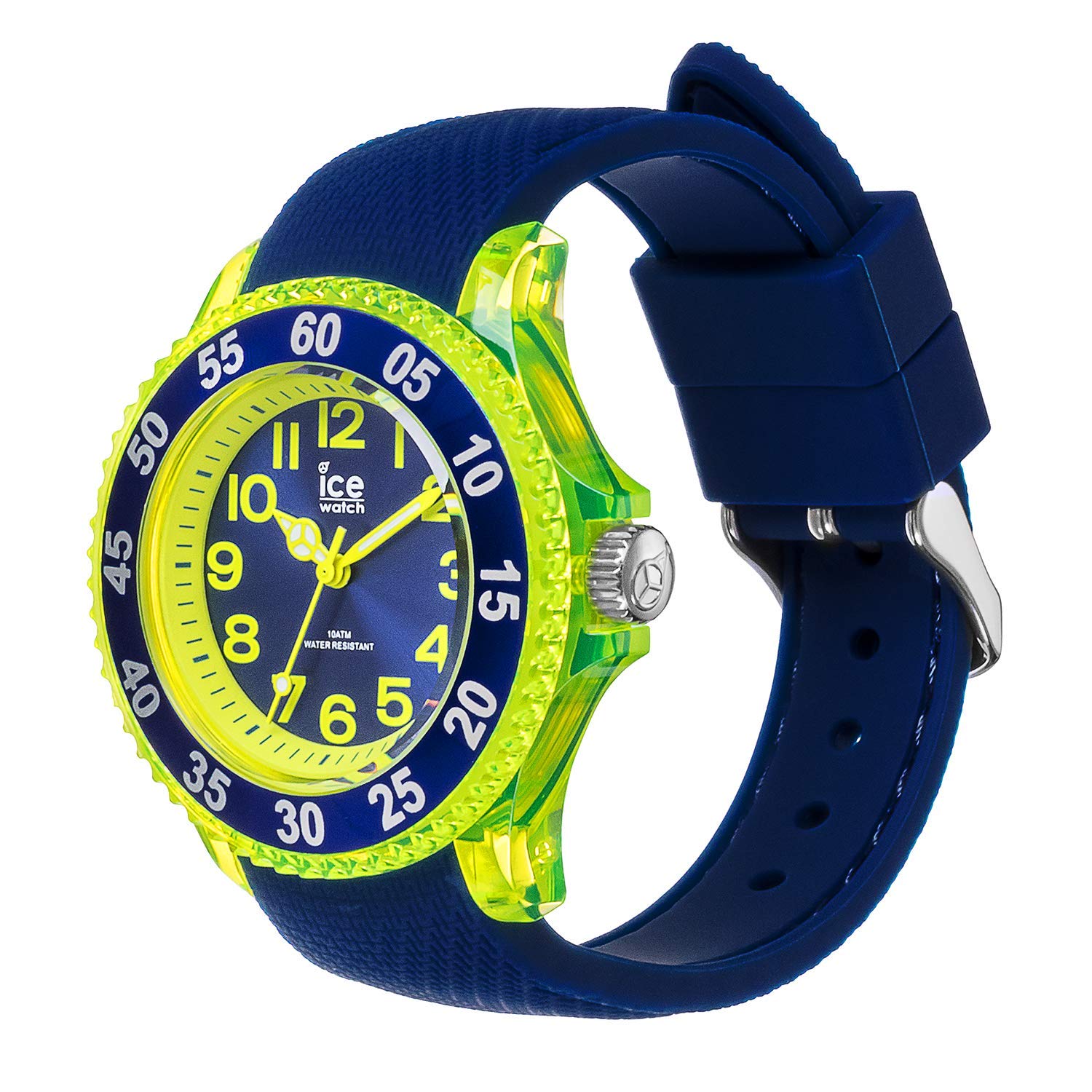 Ice-Watch - ICE cartoon Spaceship - Niebieski zegarek chłopięcy z silikonowym paskiem - 017734 (Small)