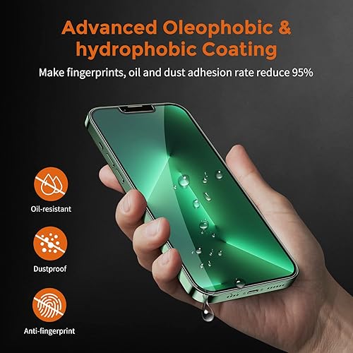 Miniatura 171 de UNBREAKcable Paquete de 3 protectores de pantalla para iPhone 12 / iPhone 12 Pro, vidrio templado doble inastillable [fácil instalación] [dureza 9H]