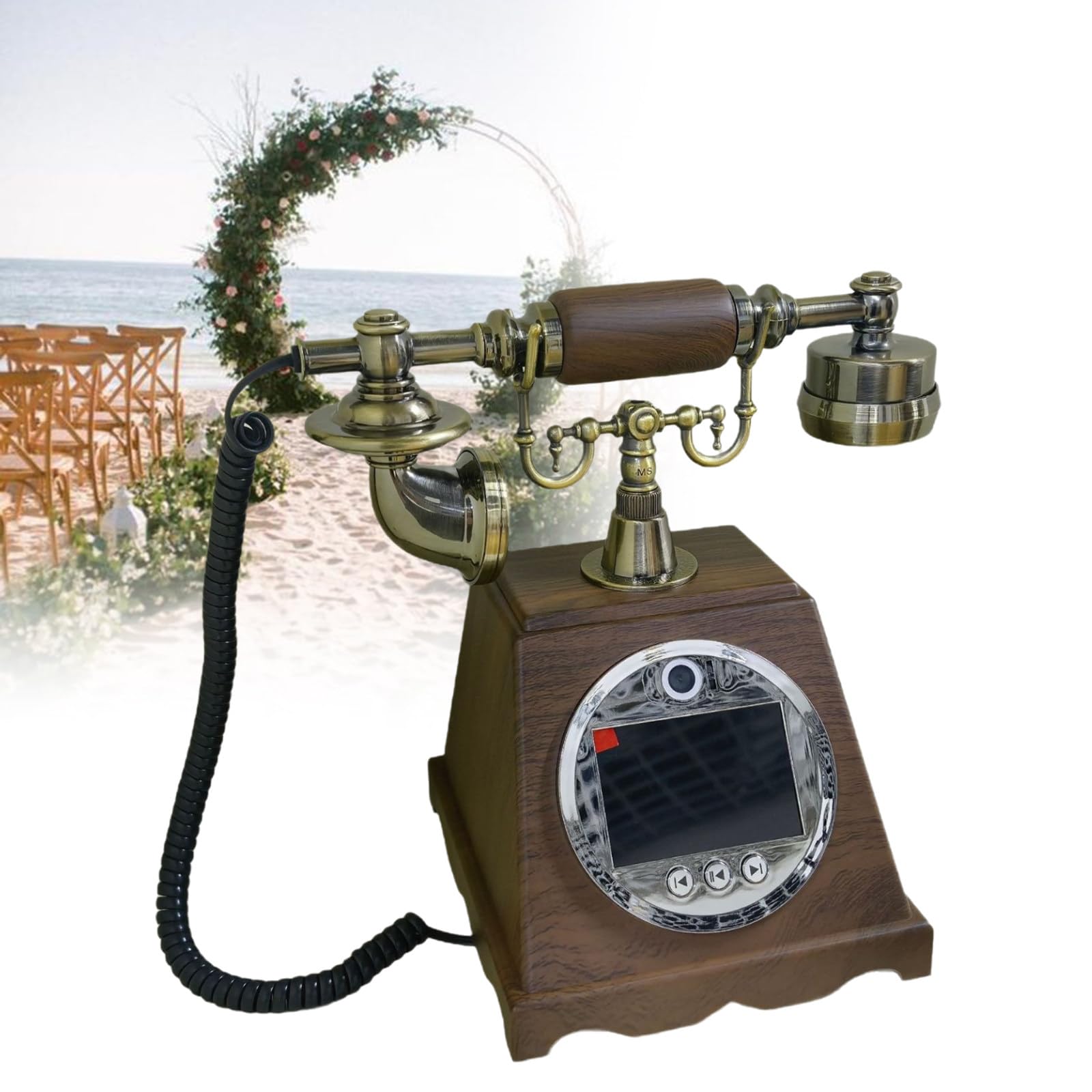 Video Audio Guest Book Wedding Phone, Customized Video Audio Messages B
