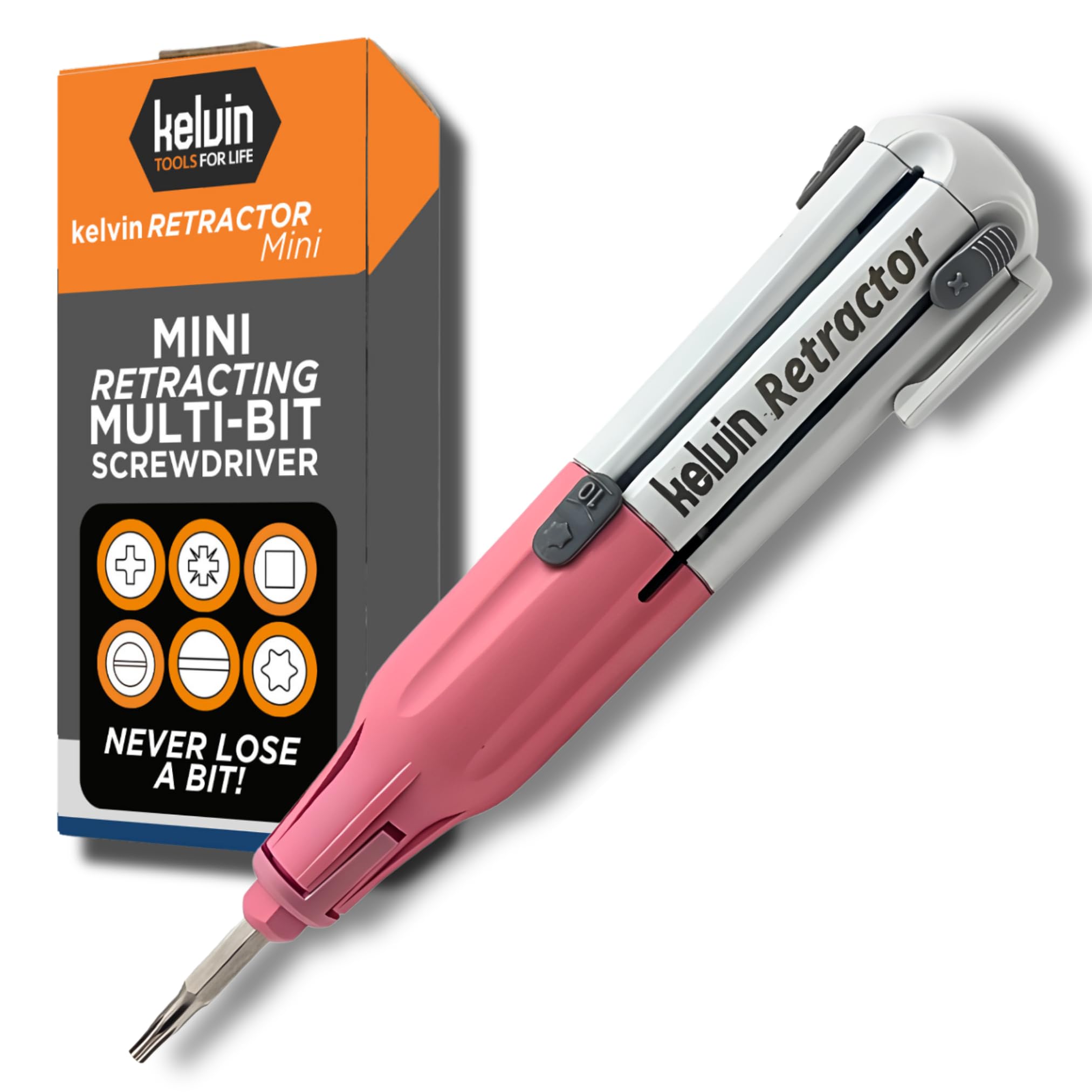 Amazon.com: Kelvin Tools Retractor Mini Precision Screwdriver Set