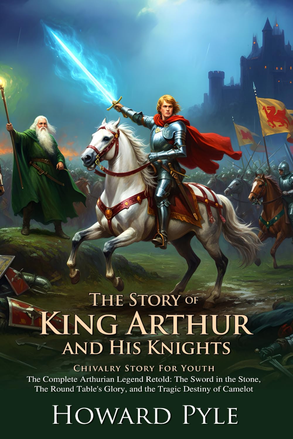 The Story of King Arthur and His Knights: Classic Medieval Adventure Restored: Heroic tales perfect for young fantasy readers – Illustrated Edition with Author Biography