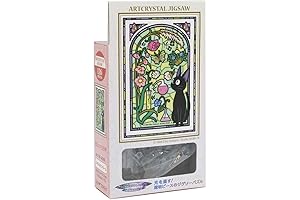 Kiki's Delivery Service Jiji in the Koriko Sun Room 126-piece Crystal Jigsaw Puzzle