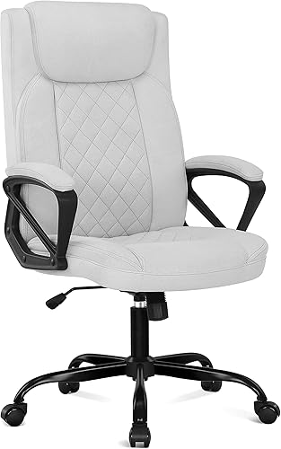 Misolant Silla ejecutiva silla de oficina ergonómica silla de escritorio silla de oficina grande y alta silla ejecutiva de oficina ajustable de