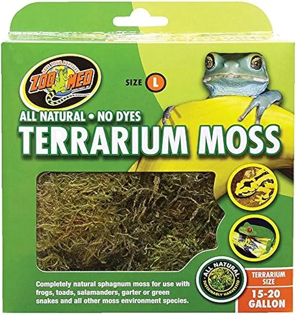 Zoo Med Terrarium Moss Moss, L, Multicolour