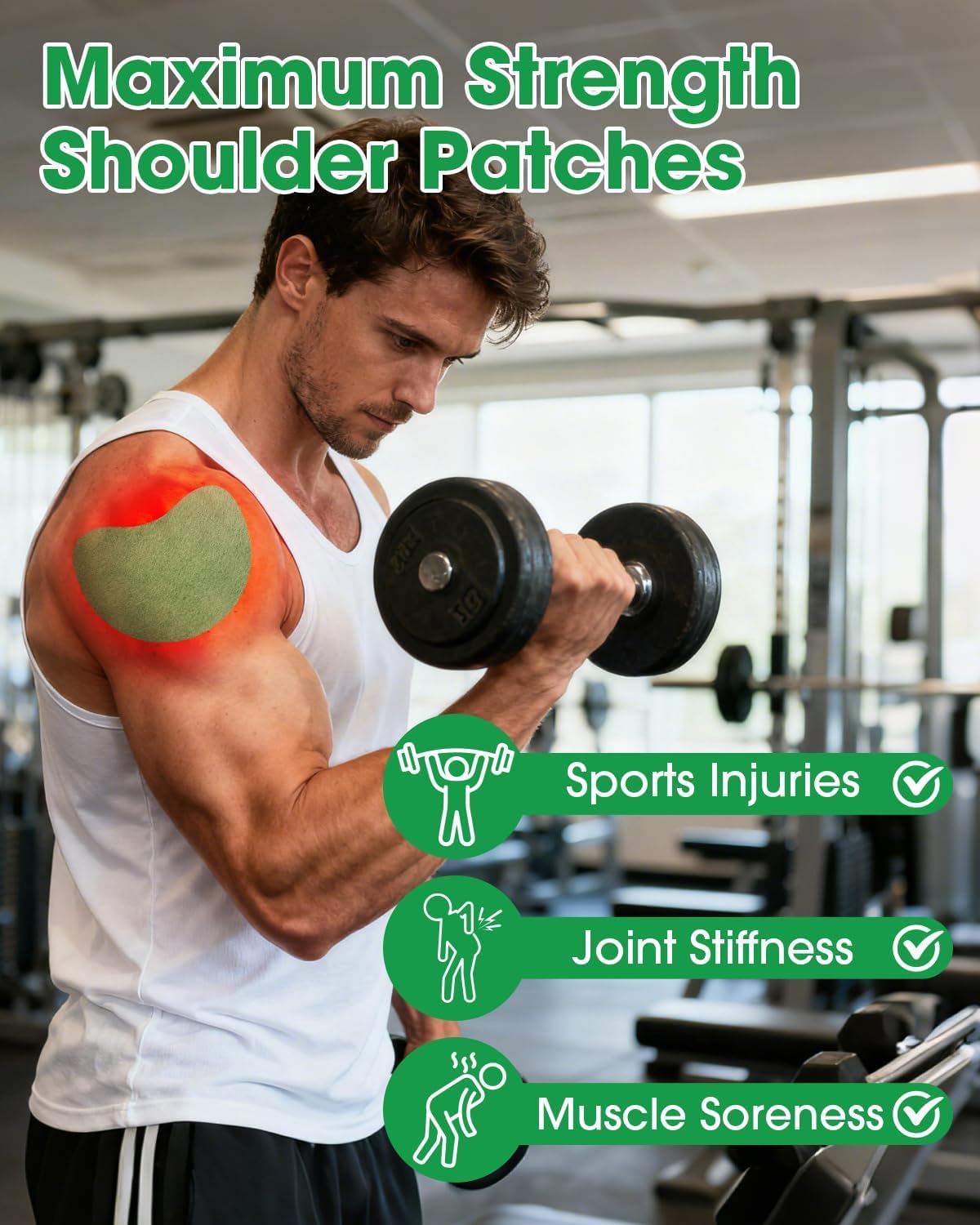 KESI ORNAMENTS 10pcs Herbal Shoulder Pain Relief Patches |Herbal Ginger Patch for Muscle Pain, Joint Pain & Stiffness | Pain Relief Products for Neck & Arm | Natural Heat Therapy Pain Relief Patch — Amazon image 6