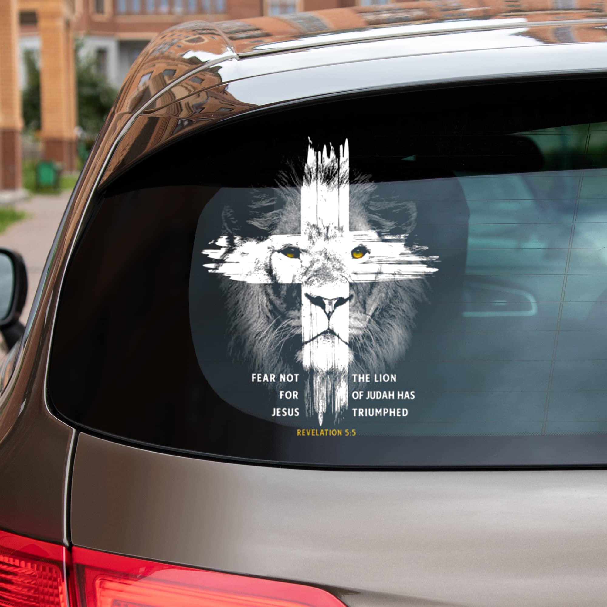 Lion And Warrior For Jesus Christ Vinyl Decal Lion And Warrior For ...