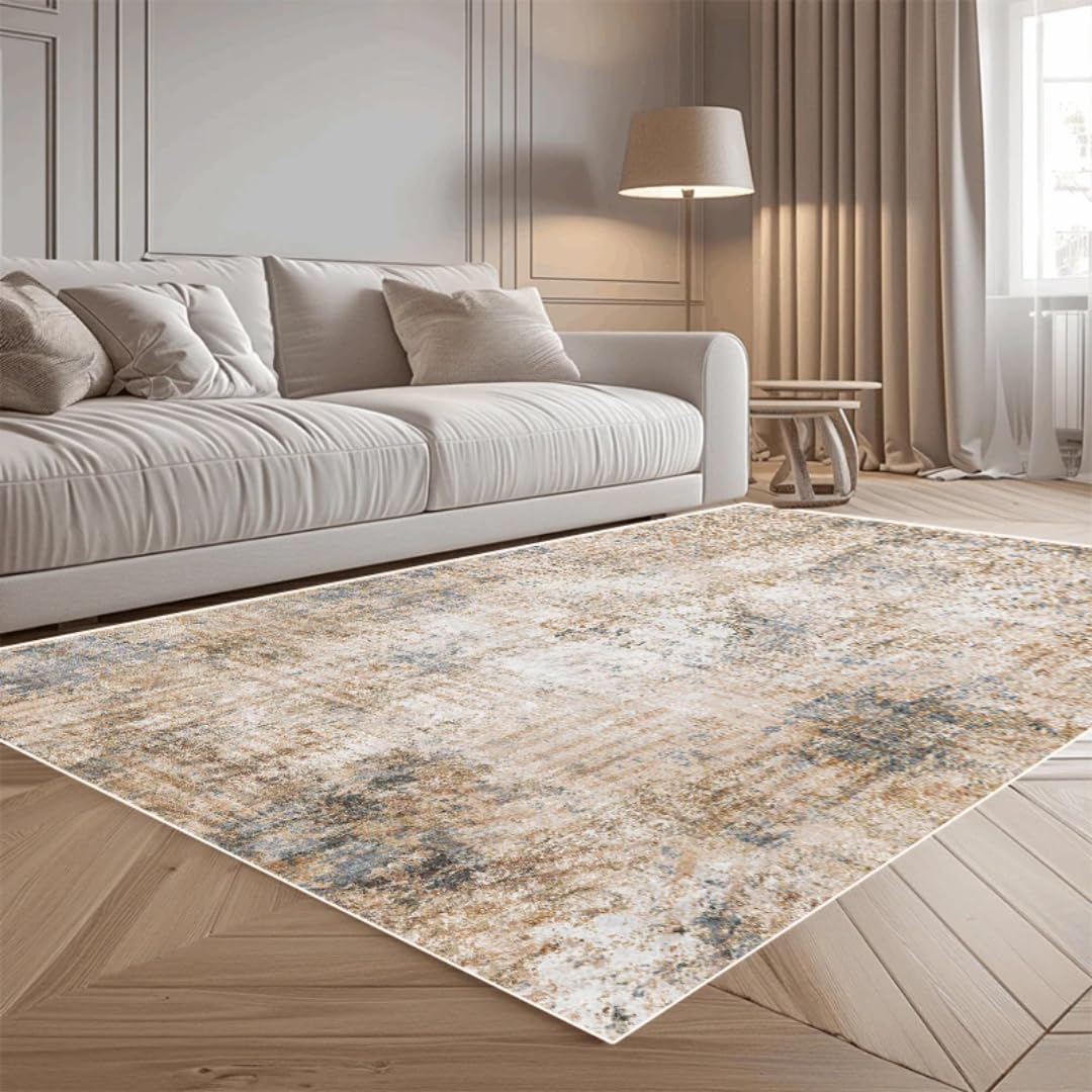 Tapis chambre abstrait moderne pour une décoration simple