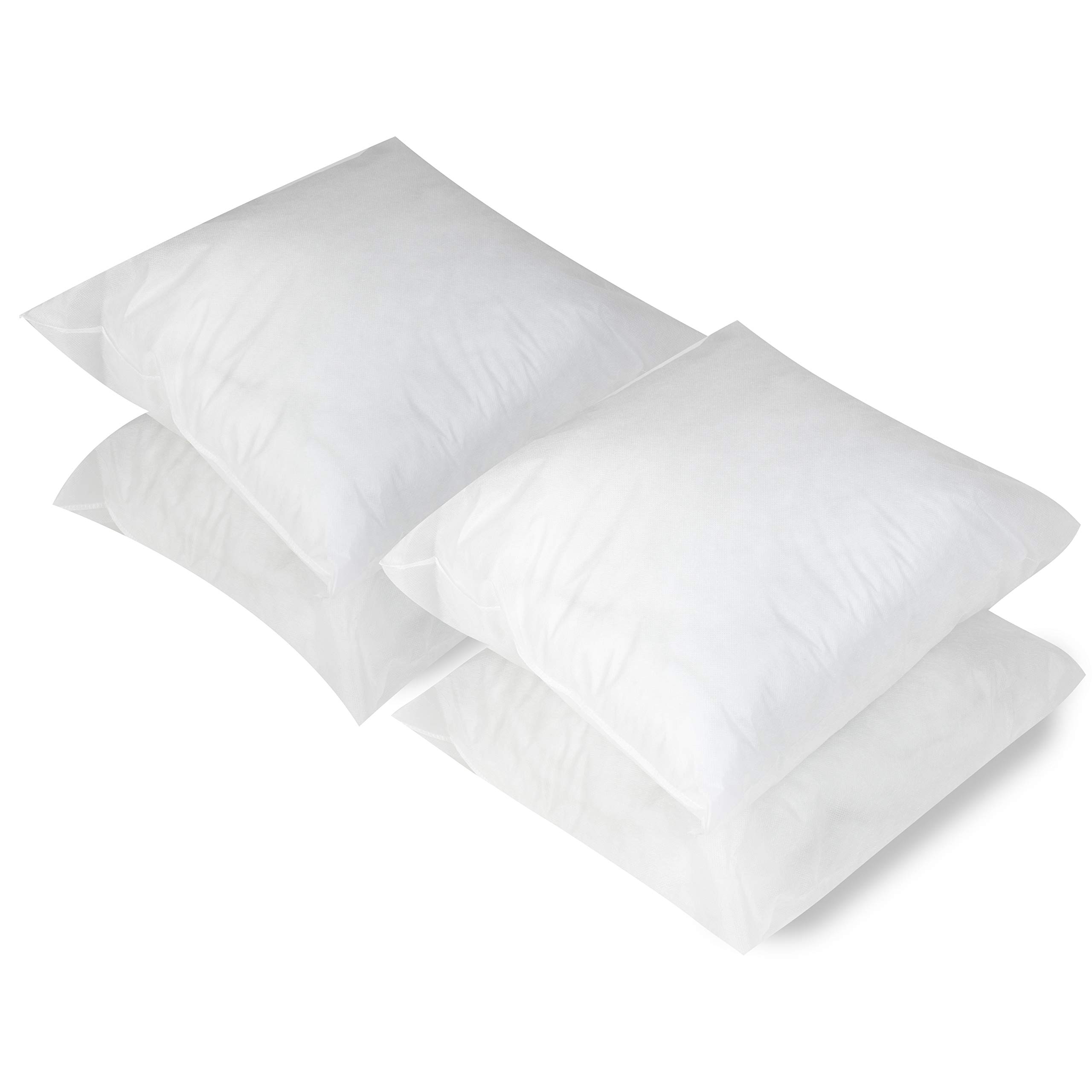 SleepyNights 18" X 18" / 45 x 45cm Cushion Inners Pads Fillers Square Insert Filled With Plump Hollowfibres : Pack of 4