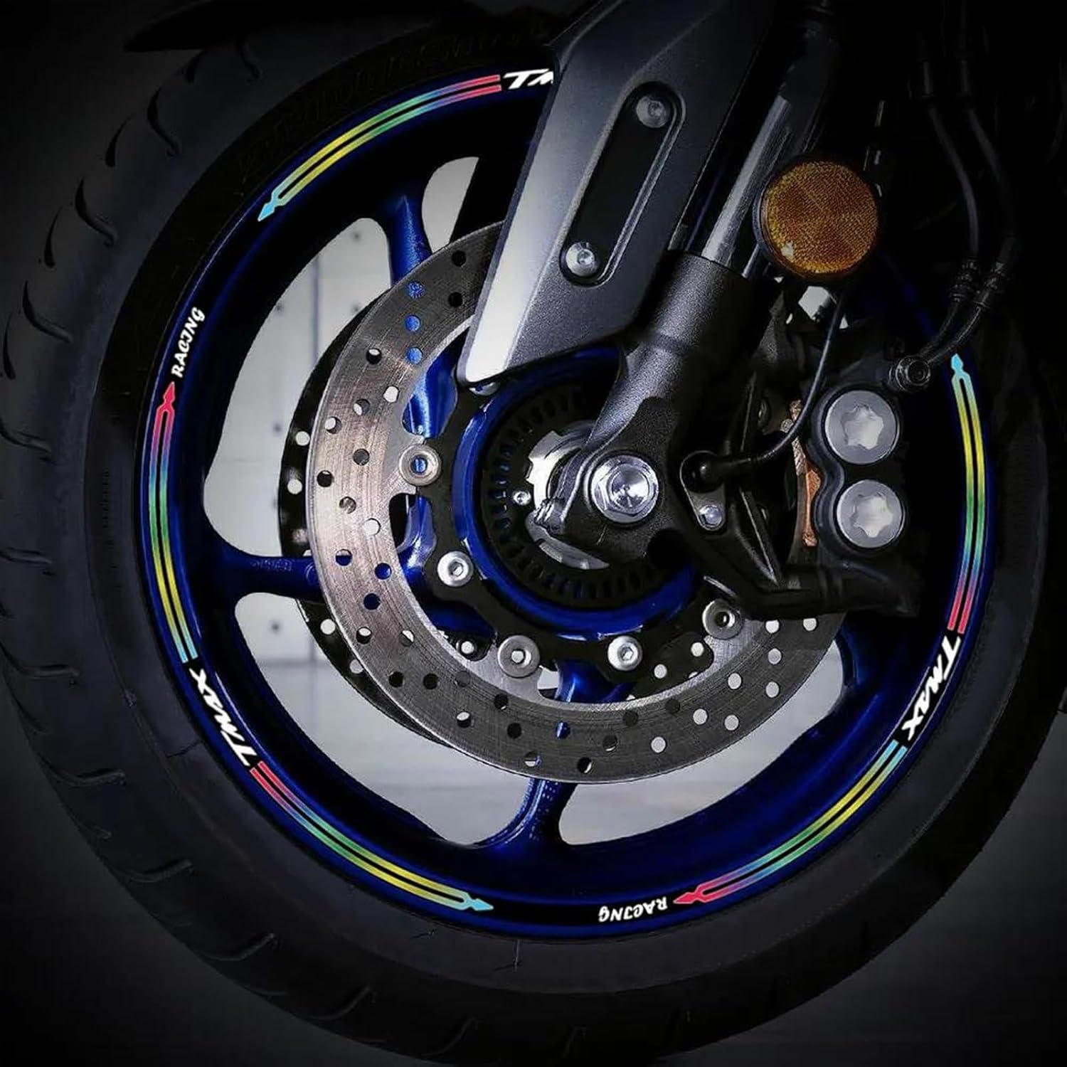 ホイールステッカー バイク ホイール ステッカー デカール リム