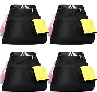 Bafelia Cleaning Caddy Apron for Women with 7 Pockets, Professional Waterproof Housekeeping Work Apron