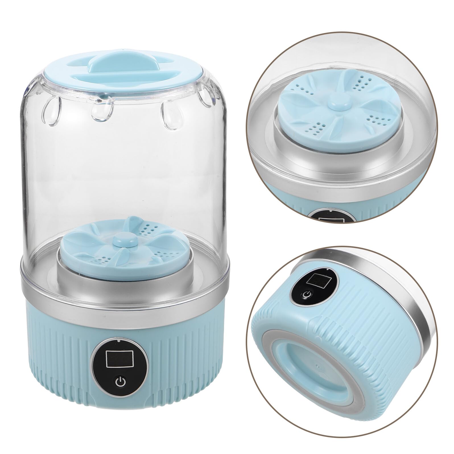 WOONEKY Mini Lavadora Para Ropa Interior Lavadora Portátil
