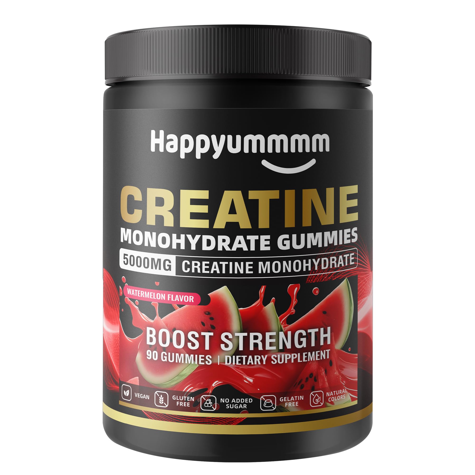 Creatine Monohydrate Gummies, NSF Certified, 5g Dose for Men & Women to Support Muscle, Strength, Recovery, Cognitive Health & Memory, Cherry Flavor, 90 Gummies — Amazon image 11