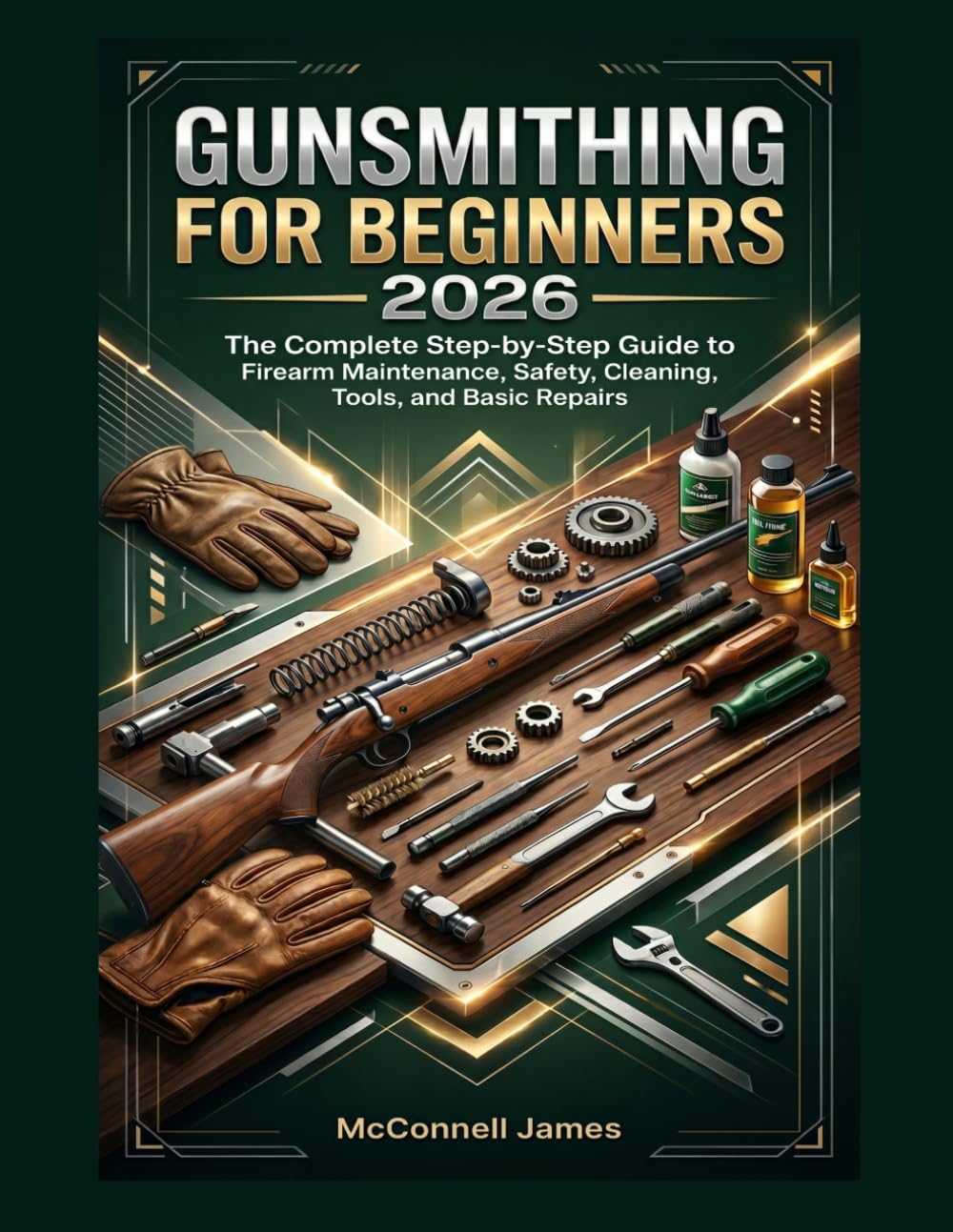 GUNSMITHING FOR BEGINNERS 2026: The Complete Step-by-Step Guide to Firearm Maintenance, Safety, Cleaning, Tools, and Basic Repairs