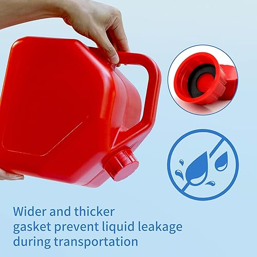 Miniatura 7 de 6 tapas de repuesto para latas de gasolina, tapa perfecta para latas de gas de 5 galones, se adapta al medio oeste, Surecan, Briggs, Blitz, ideal