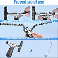 Vista 3 de Bike Link Plier，Chain Break Separator, Chain Checker, 3 Pairs Bicycle Missing Links, Bike Link Opener Closer Plier Chain Cutter Connector Wear