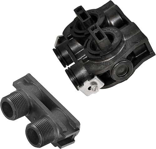 Miniatura 5 de AFWFilters 5600sxt Ablandador de agua de grano medido bajo demanda de 48,000 granos con tanque de salmuera, derivación y adaptadores de 1"