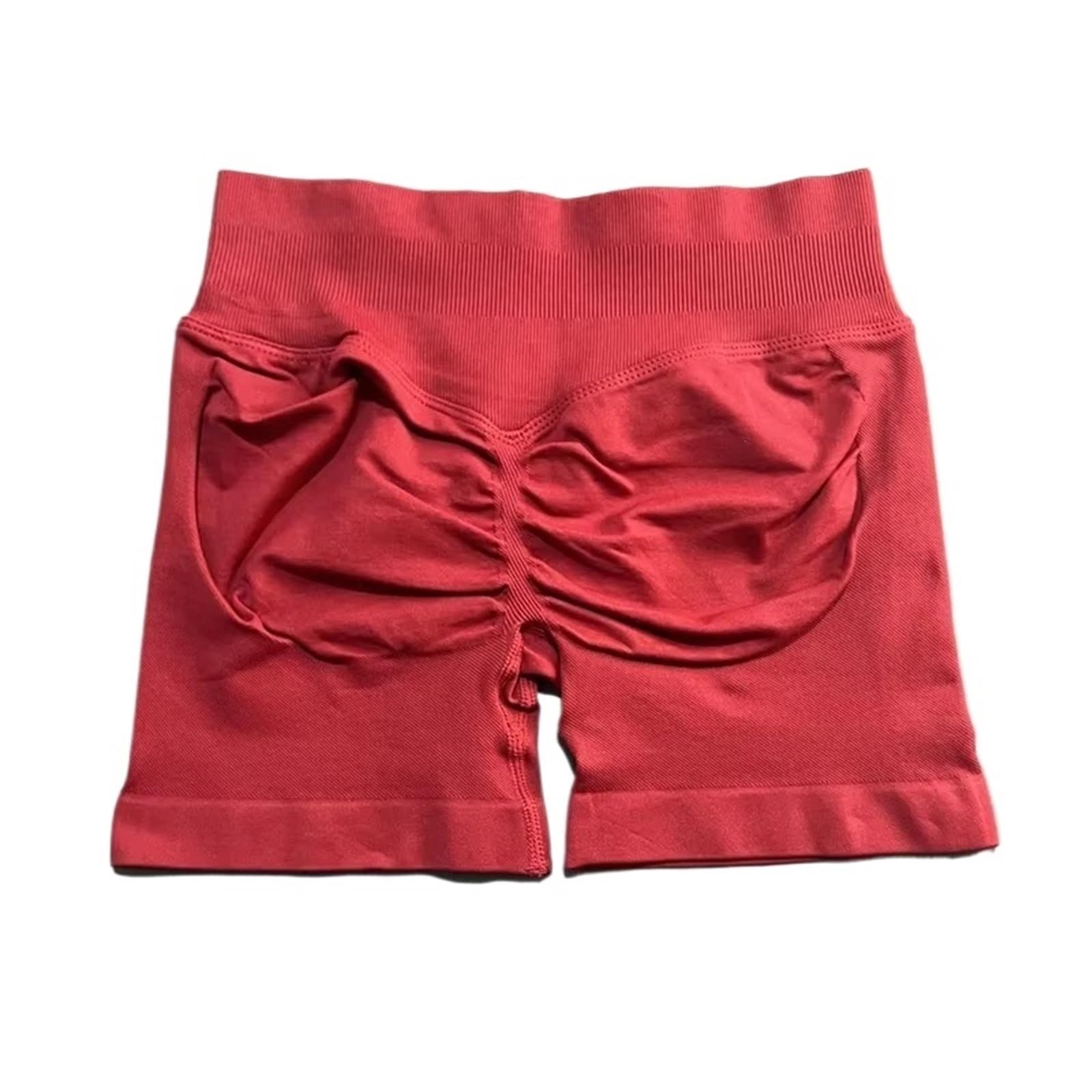 Donne Short da Ginnastica Leggings Sportivi da Donna, Aderenti, a Vita Alta, Traspiranti e Aderenti, in Tinta Unita