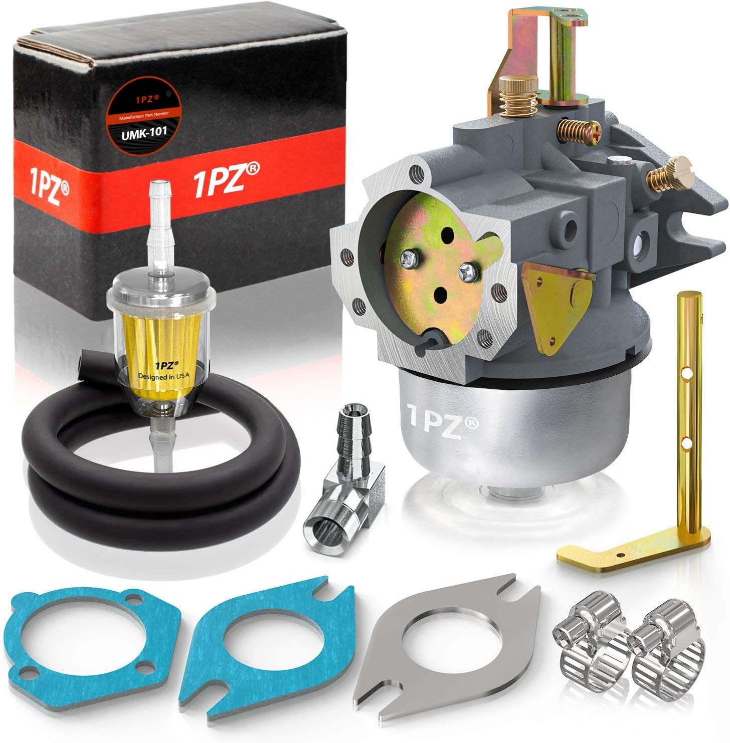 1PZ UMK-101 Carburetor Carb for Kohler #26 K241 K301 10hp 12hp Cast Iron Engines Cub Cadet 47-853-23-S (Extra Thick Gasket)