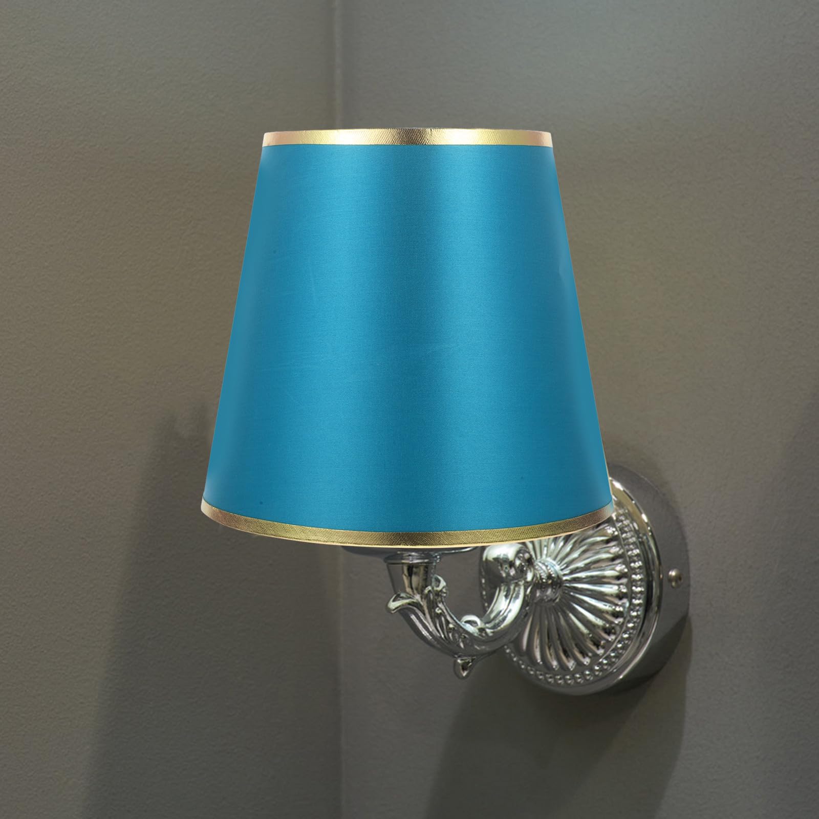 Lampenschirm Rund E27 aus Gewebe, Moderner Ersatz für Tischlampe