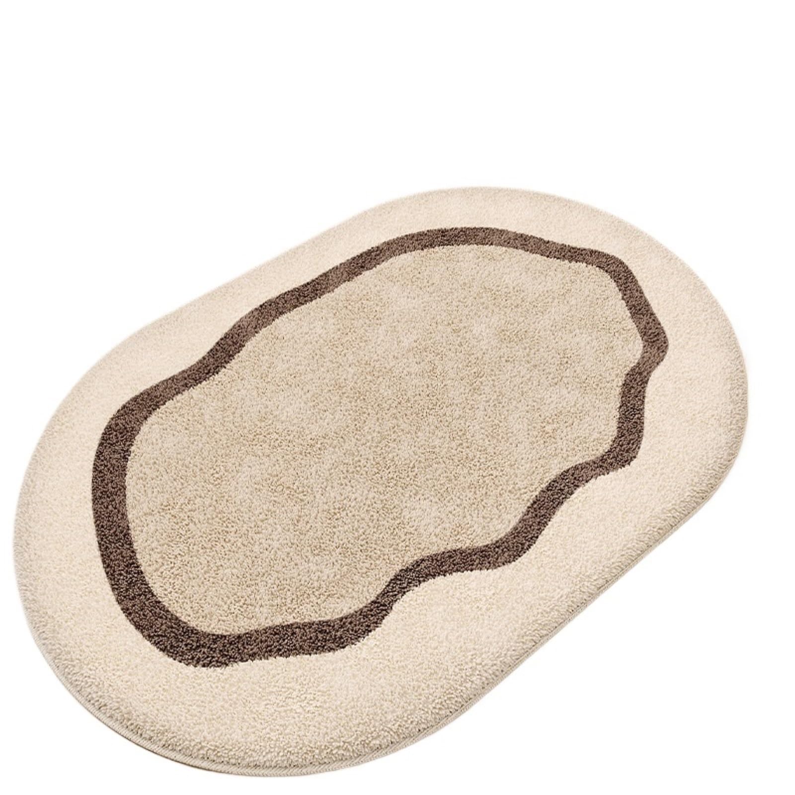 badezimmerteppich Badezimmerteppiche, extra weiche und saugfähige Mikrofaser-Badematte, rutschfeste, maschinenwaschbare Badteppiche, Badematte badematte(Color:B,Size:50 * 80cm)