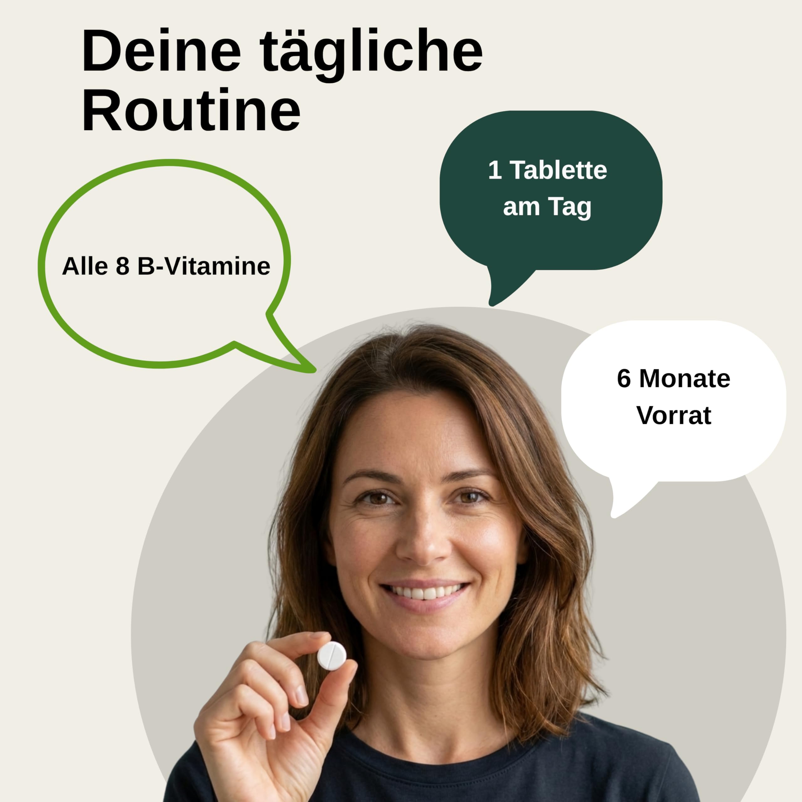 Vita Elements Complejo de Vitamina B - 240 Comprimidos - 8 Vitaminas B Esenciales - Suministro para 8 Meses - Formas Bioactivas - Vegano - Altas Dosis - Probado en Laboratorio (5)