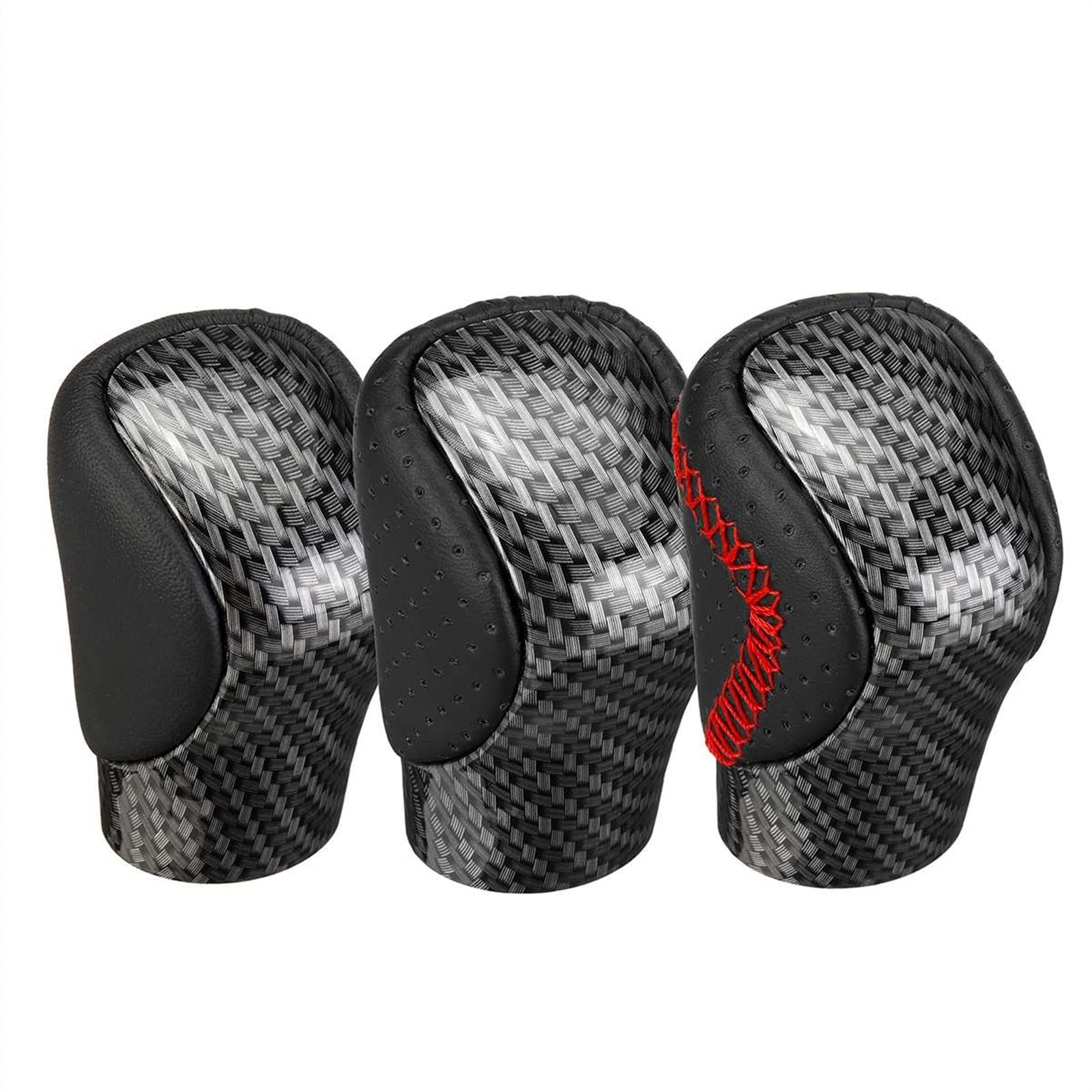 Fouedy Automatic Gear Shift Knob for Lexus ES GS-450H GX IS-300 NX-300H RC-300 RX-350 2015-2021 PU Leather Shifter Handball (2