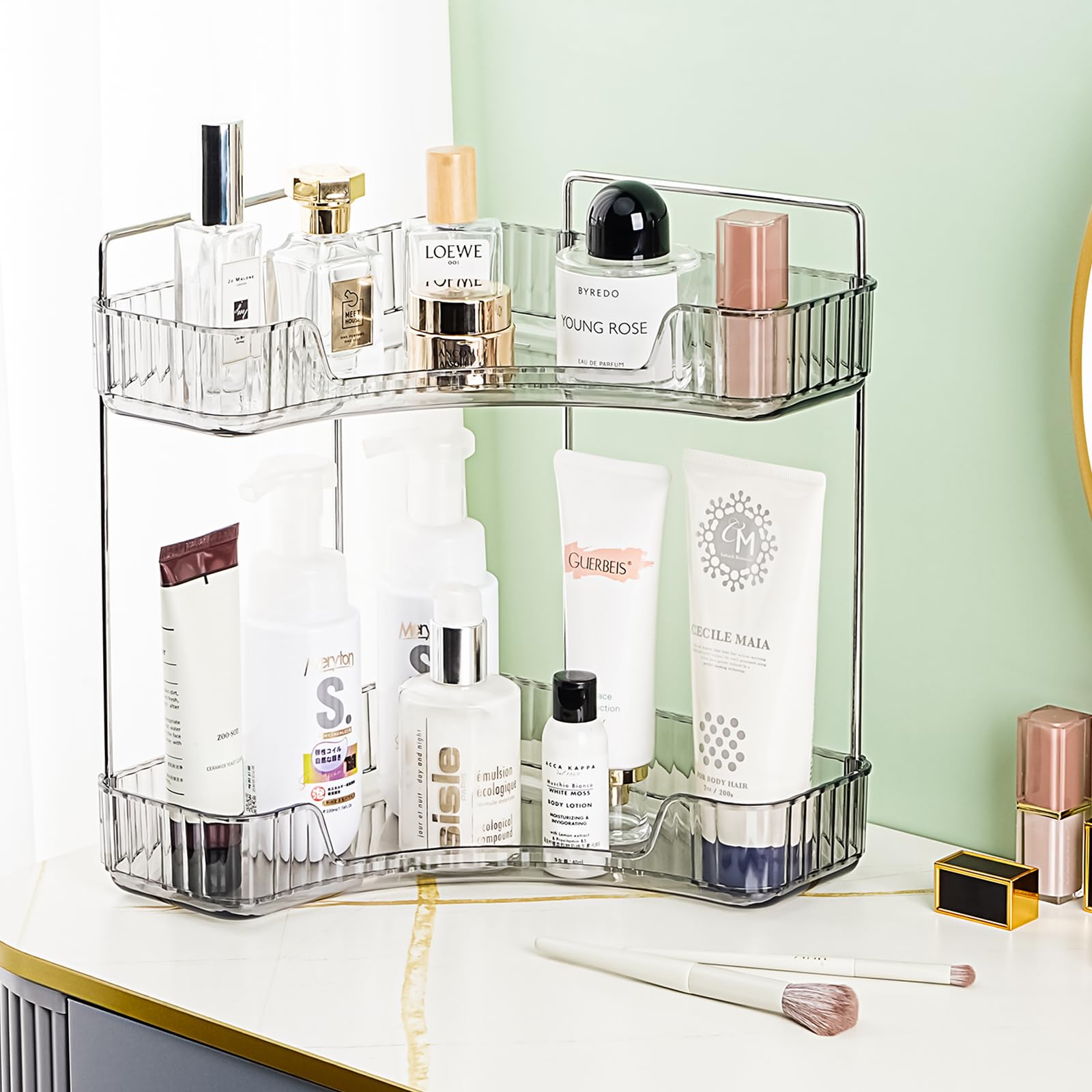 Amazon.com: Niluks Corner Bathroom Counter Organizer, Bathroom ...