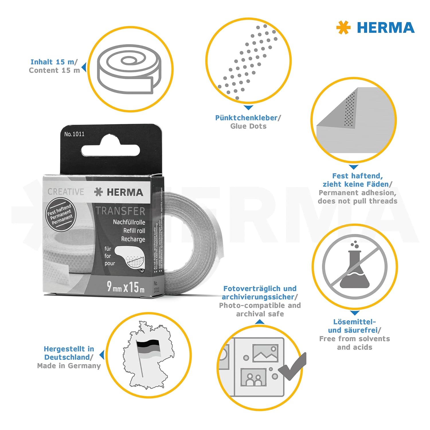 HERMA Transfer Pack Permanent Refill