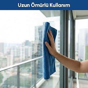 PIKAS 3’lü Mikrofiber Cam Temizlik Bezi Seti Ultra Emici İz Bırakmaz Çok Amaçlı Büyük Boy Bez