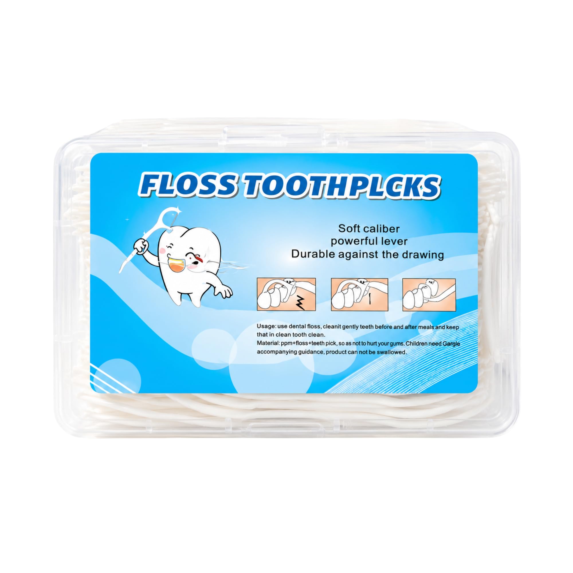 Dental Floss Picks for Tooth Cleaning Fresh Dental Floss Toothpick Cleaners, Oral Care Teeth Flossing Thread Toothpicks Stick Set for Fresh and Healthy Gums (30pcs) (Pack of 2)-image-40
