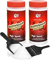 Vista 1 de Shuffleboard - Juego de polvo de tejo de cera de arena de alta velocidad media/media, juego de arena de tejo con mini cepillo