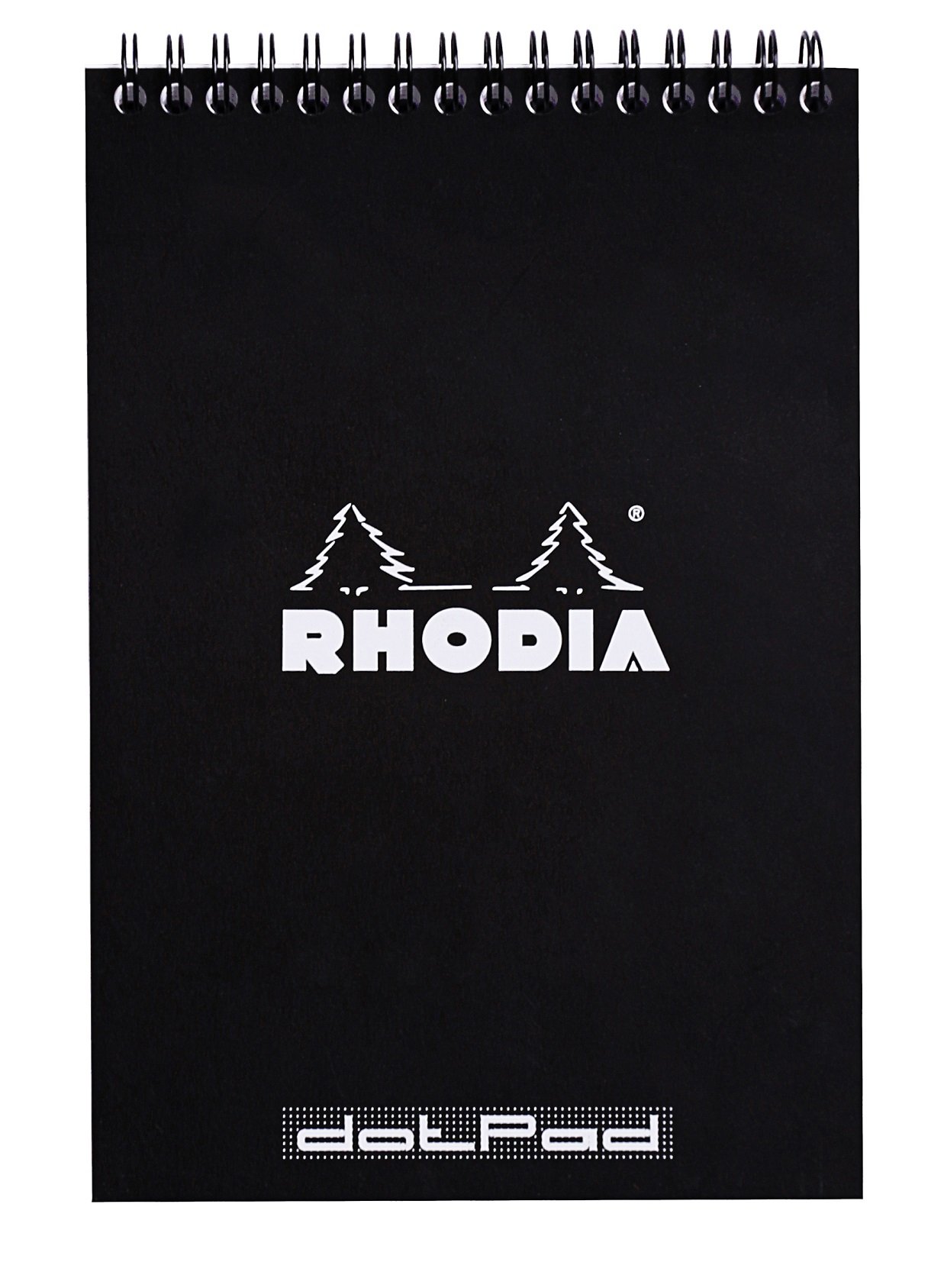 Rhodia Wirebound Notepad, A5, Dot - Black